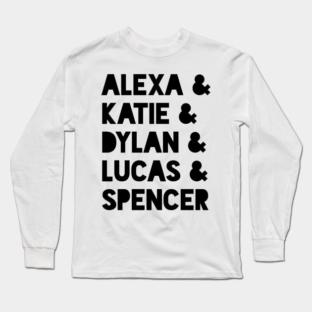 Alexa and Katie characters Long Sleeve T-Shirt by shreyaasm611